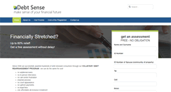 Desktop Screenshot of debtsense.co.za