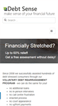 Mobile Screenshot of debtsense.co.za